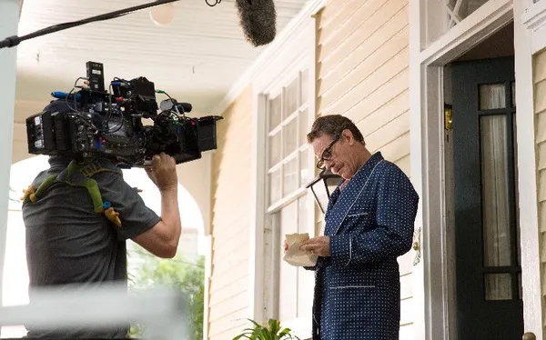 Bryan Cranston on the set of Trumbo