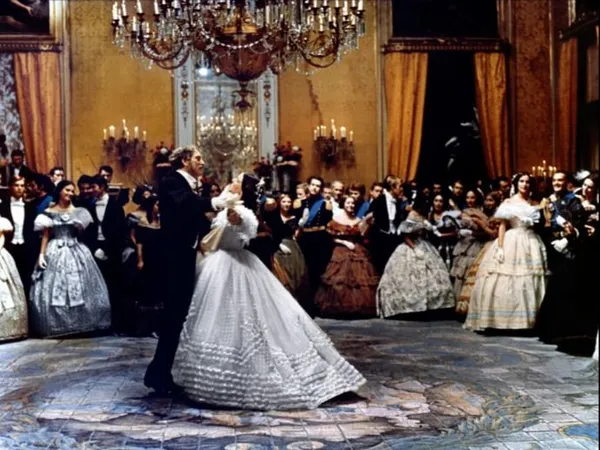 Burt Lancaster and Claudia Cardinale in The Leopard