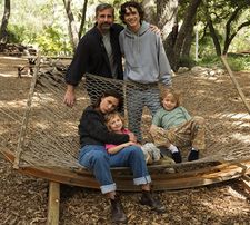 Beautiful Boy's Steve Carell, Timothée Chalamet, Maura Tierney, Oakley Bull and Christian Convery