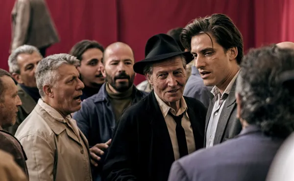 Carlo Cecchi and Luca Marinelli in Martin Eden