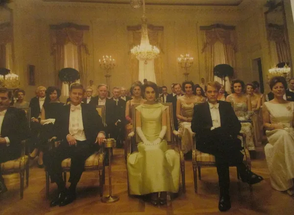 Caspar Phillipson, Natalie Portman and Peter Sarsgaard in Jackie