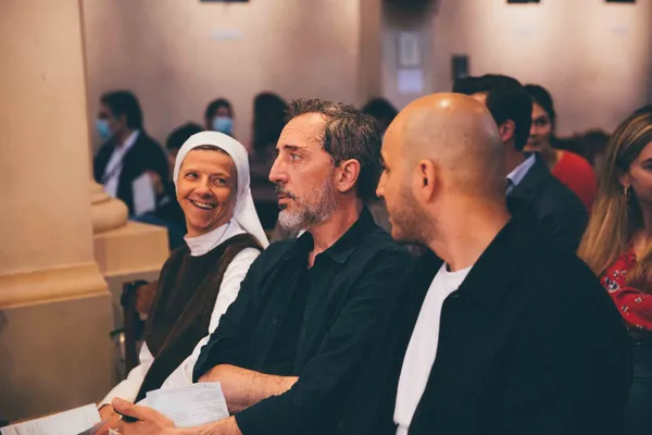 Gad Elmaleh with Catherine Thiercelin