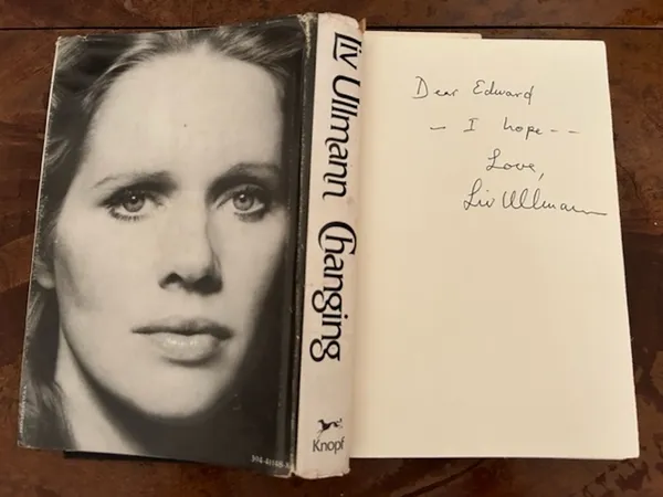 Changing inscribed by Liv Ullmann to Ed Bahlman