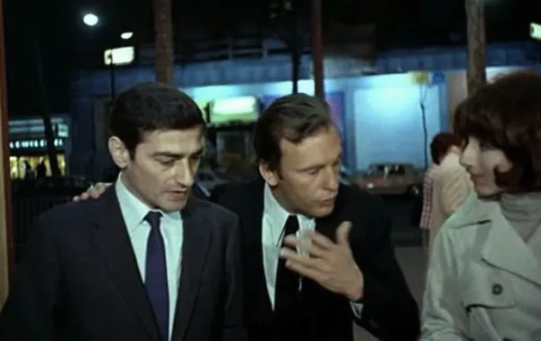 Charles Denner, Jean-Louis Trintignant and Judith Magre