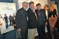 For No Good Reason premiere Charlie Paul, Tom Bernard, Ralph Steadman, Michael Barker and Lucy Paul in New York