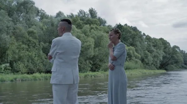 Christian Friedel and Sandra Hüller in The Zone Of Interest