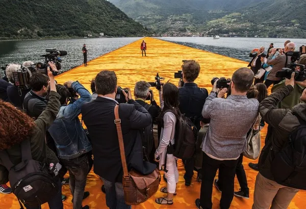 Christo on The Floating Piers
