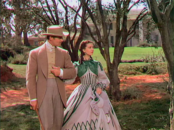 Clark Gable and Vivian Lee in Gone With The Wind