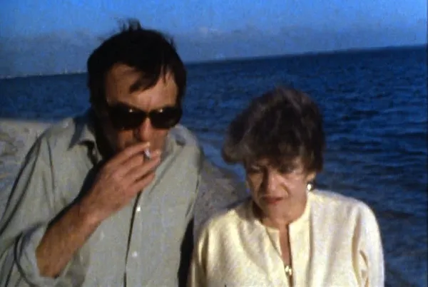 Claude Lanzmann with Paula Biren
