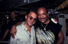 Montreux Jazz Festival founder Claude Nobs with Quincy Jones (executive producer of They All Came Out To Montreux)