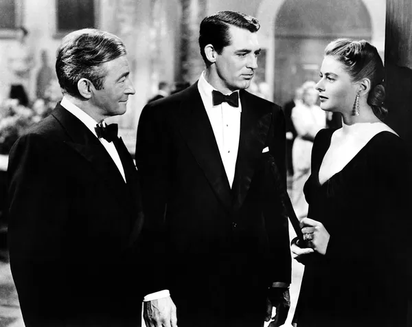 Claude Rains, Cary Grant and Ingrid Bergman in Notorious