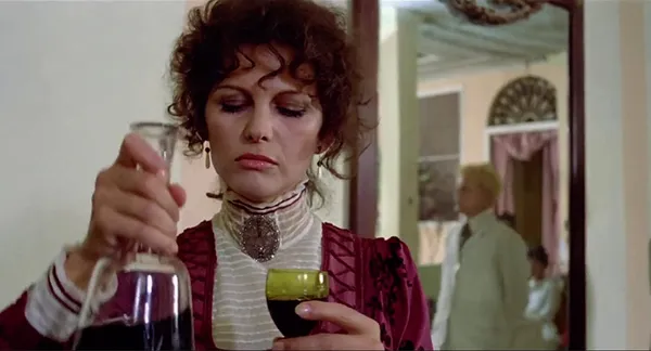 Claudia Cardinale with Klaus Kinski in Fitzcarraldo
