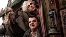 Fulvio (Claudio Santamaria), Cencio (Pietro Castellitto), and Mario (Giancarlo Martini) on the move