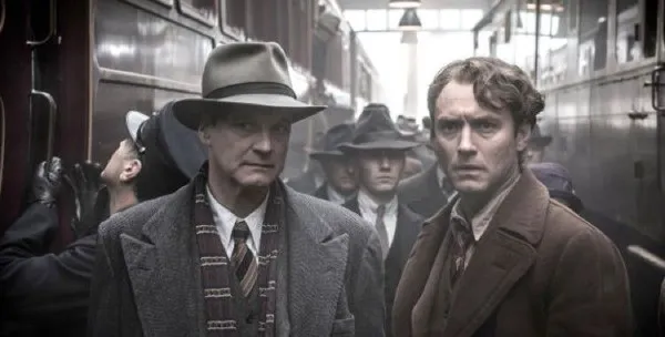 Colin Firth and Jude Law in Genius 2