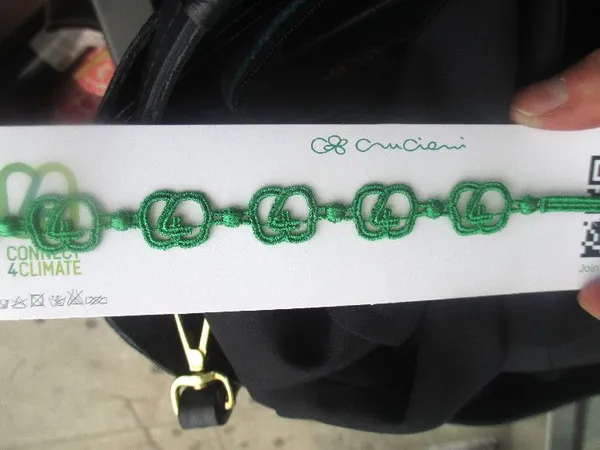 Connect4Climate Cruciani bracelet