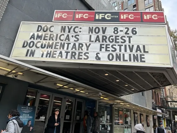 DOC NYC on IFC Center marquee