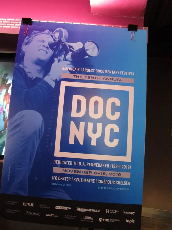 DOC NYC poster at Cinépolis Chelsea