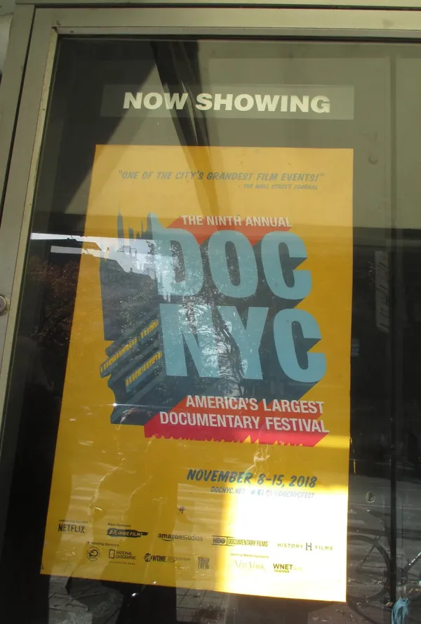 DOC NYC poster at the IFC Center 2
