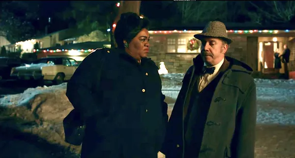 Da'Vine Joy Randolph and Paul Giamatti in The Holdovers