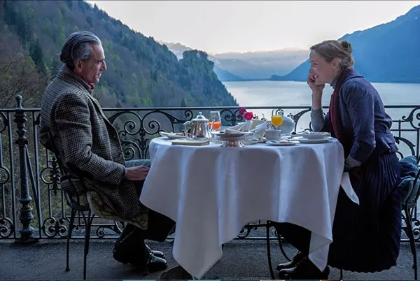 Vicky Krieps with Daniel Day-Lewis in Phantom Thread