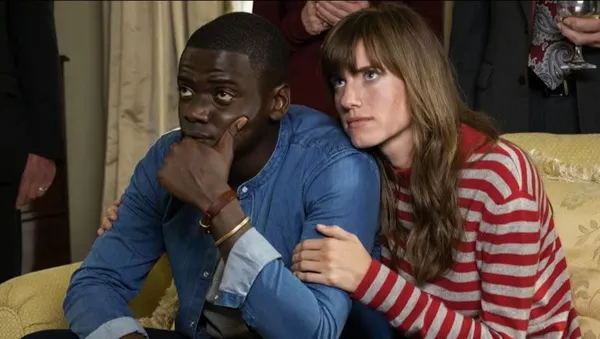 Daniel Kaluuya with Rose Allison Williams in Get Out