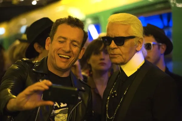 Dany Boon with Karl Lagerfeld in Lolo