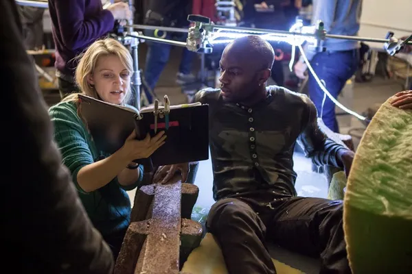 Aurora Fearnley and David Gyasi