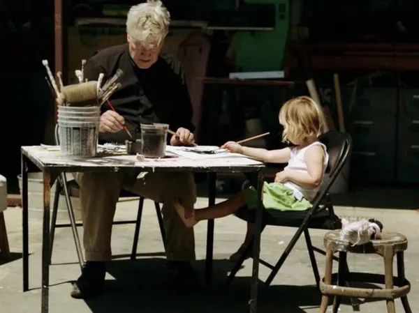 David Lynch with Lula Lynch