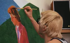 Catherine Cusset on David Hockney with Peter Schlesinger: "I am convinced this was the greatest love of his life. After that he was always somewhat protected."