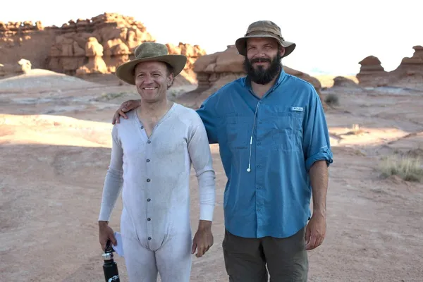 David Zellner with Nathan Zellner