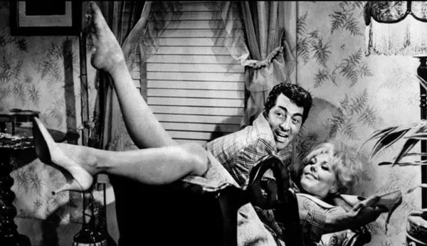 Dean Martin with Kim Novak in Kiss Me Stupid