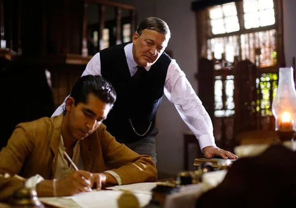 Dev Patel with Stephen Fry
