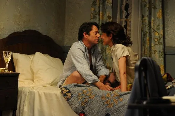 Mathieu Amalric and Gina McKee
