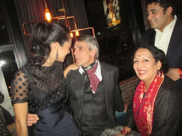 Devika Bhise, Swati Bhise and Jeremy Irons