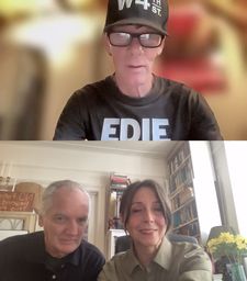 Dustin Pittman (in Edie Sedgwick T-shirt) with Ed Bahlman and Anne-Katrin Titze on a casting for Francis Ford Coppola’s The Godfather: “Jerry Schatzberg sent them ten minutes of The Panic in Needle Park and that clinched the deal for Al Pacino.”