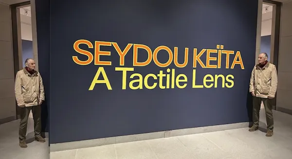 Ed Bahlman meets Ed Bahlman at the Brooklyn Museum Seydou Keïta: A Tactile Lens exhibition