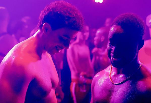 Fahd Larhzaoui and Emmanuel Ohene Boafo in The Love (El Houb)