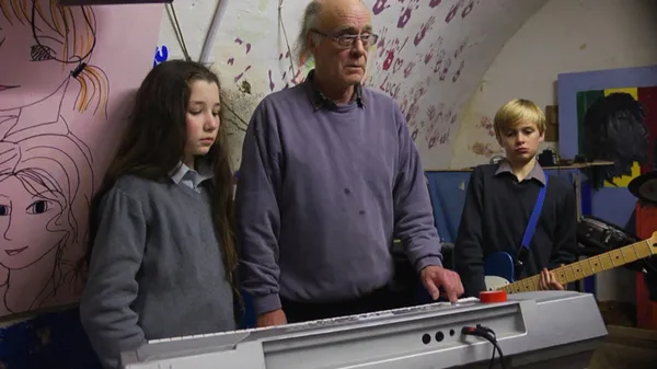 John Leyden with Eliza and Archie