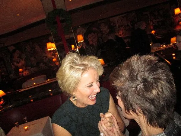 Emma Thompson and Peggy Siegal