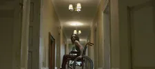 January in her wheelchair