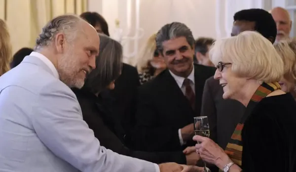 Eva Zaoralova and John Malkovich