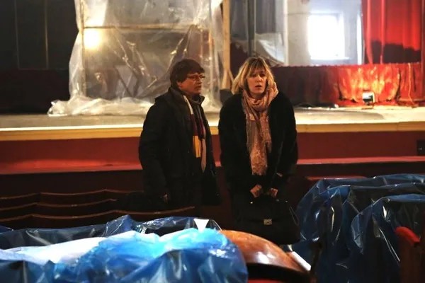 Fabrizio Bentivoglio and Valeria Bruni Tedeschi