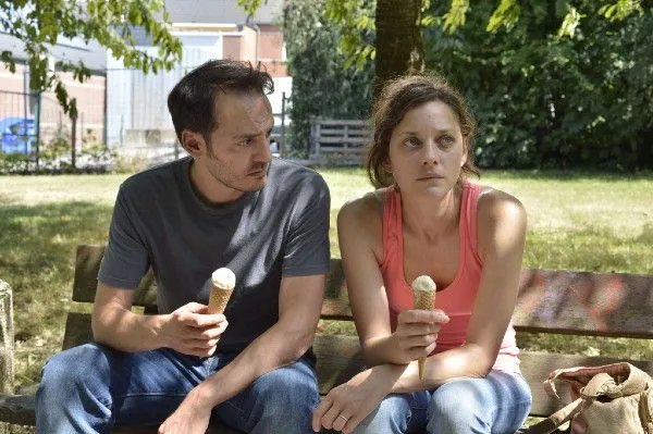 Fabrizio Rongione and Marion Cotillard