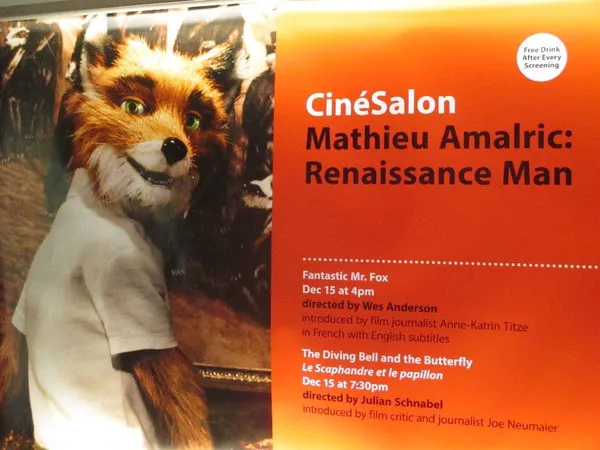 Fantastic Mr. Fox event poster