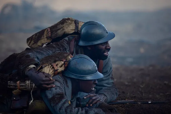 Omar Sy as the father and Alassane Diong as his son in Father & Soldier slated to open Un Certain Regard in Cannes on 17 May