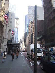 Fifth Avenue and 53rd Street in Manhattan on the morning of April 4, 2023