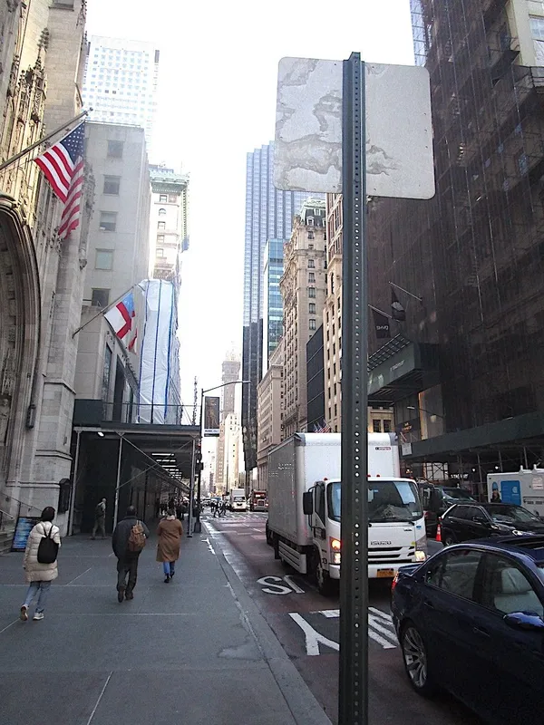 Fifth Avenue and 53rd Street in Manhattan on the morning of April 4, 2023