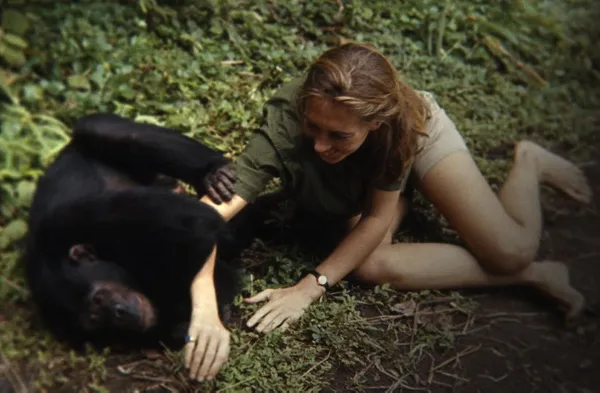 Flo with Jane Goodall