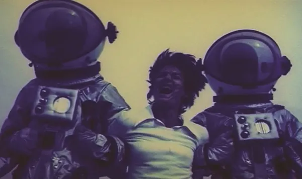 Footprints spacemen