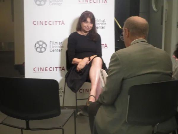 Francesca Archibugi and Michael Moore